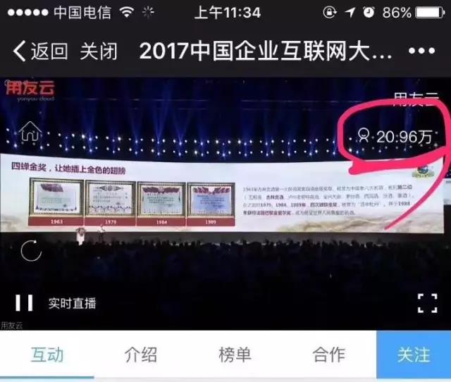 矚目直播畫面
